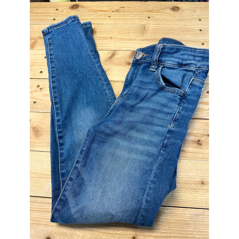 American Eagle Hi-Rise Jegging Jeans Womens 00 Short Skinny‎ High